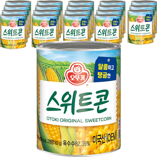 오뚜기 스위트콘 통조림, 198g, 20개