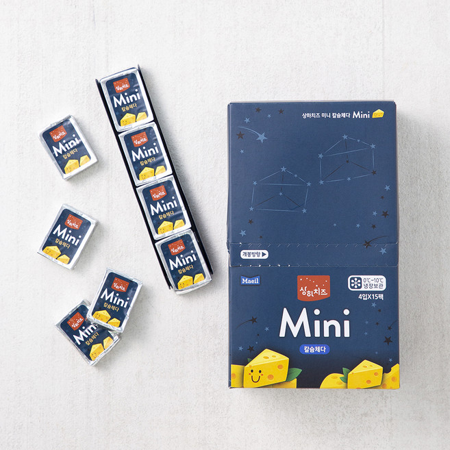 상하치즈 미니 칼슘체다, 12g, 60개입, 1개