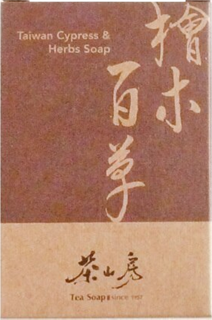 Tea Soap 茶山房 檜木百草皂, 100g, 1個