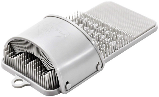 Ballon 국내생산 3D 풋브러쉬, 그레이, 1개입, 1개