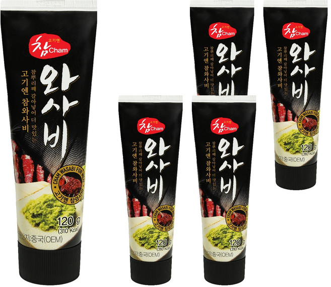 참 고기엔 참와사비, 120g, 5개