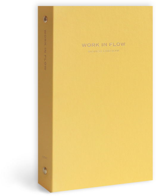 아이코닉 플로우 명함집, 3단, 02 Banana