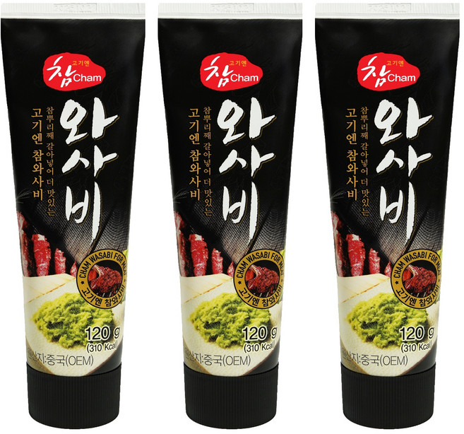 참 고기엔 참와사비, 120g, 3개