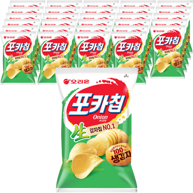 ORION 好麗友 波卡洋芋片 洋蔥口味, 66g, 30包