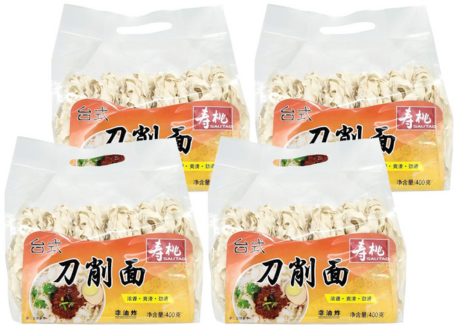 사우타오 도삭면, 400g, 4개