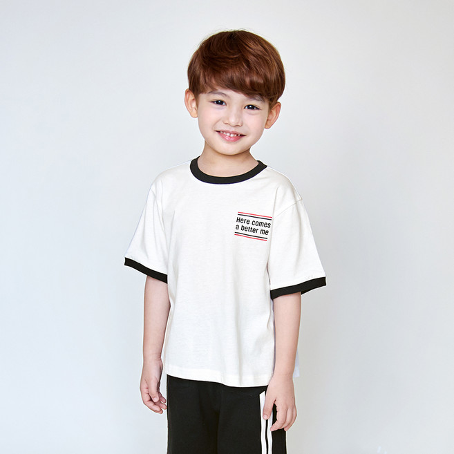 월튼키즈 여아용 통기성 스피릿링거 티셔츠