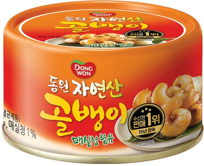 동원 자연산 매실청 골뱅이, 1개, 140g