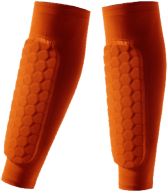 편스토어 스포츠 정강이 보호대, 오렌지, 1개
