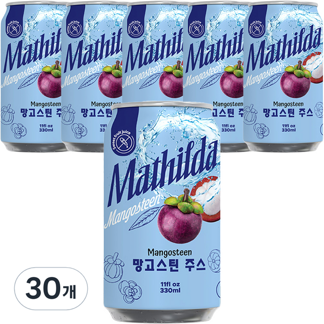 Mathilda 망고스틴 주스, 30개, 330ml