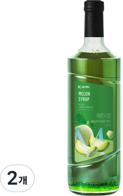 네이쳐티 메론시럽, 2개, 1L