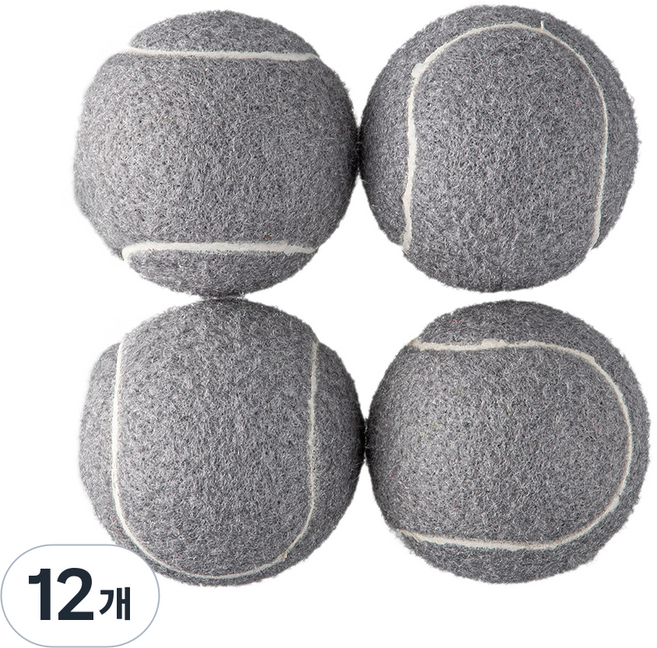 코멧 테니스공 가구발 커버, 그레이, 12개