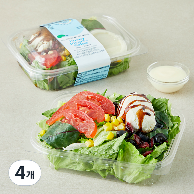 프레밀 허니리코타 발사믹 샐러드, 240g, 4개