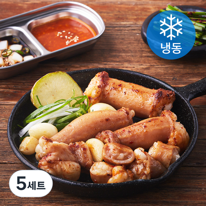 미식로 소대창 200g + 소스 50g 세트 (냉동), 5세트