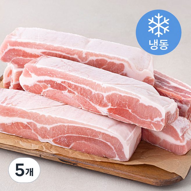 미트코리아 스페인산 삼겹 50mm (냉동), 2.5kg, 5개