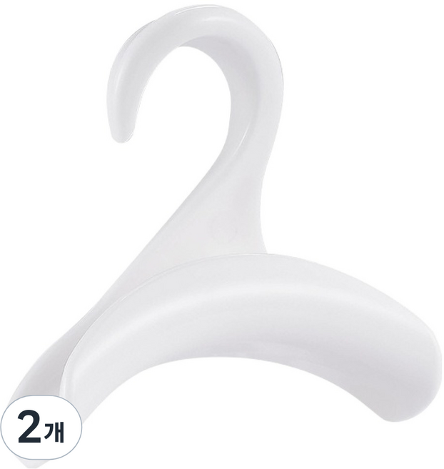 올하이 다용도 모자 가방 넥타이 벨트 걸이, 2개, 화이트