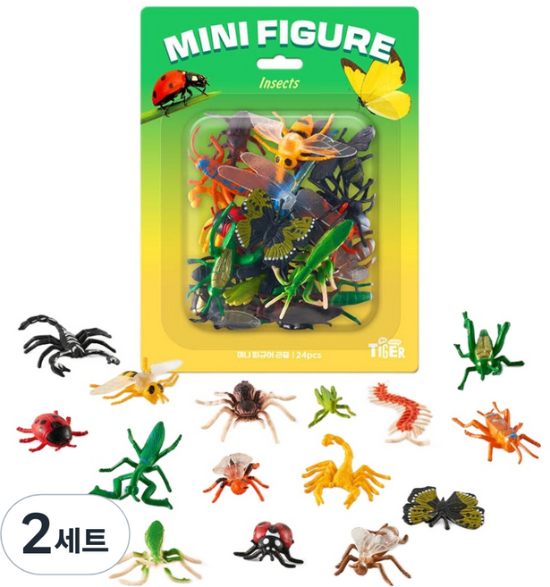 마이리틀타이거 곤충 미니 피규어 24p, 2세트