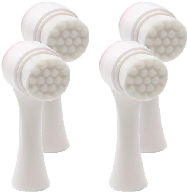 雙頭軟毛洗臉刷 42g, y325, 4支