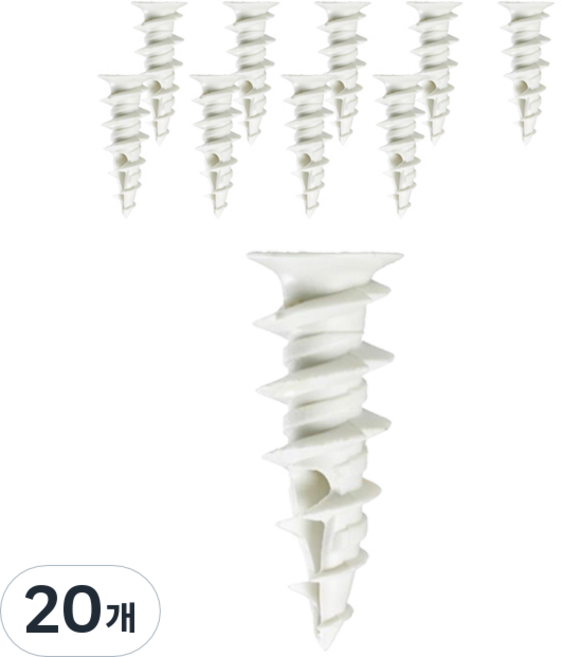 코브라앵커 월드릴러 천공앙카 석고보드용, 20개