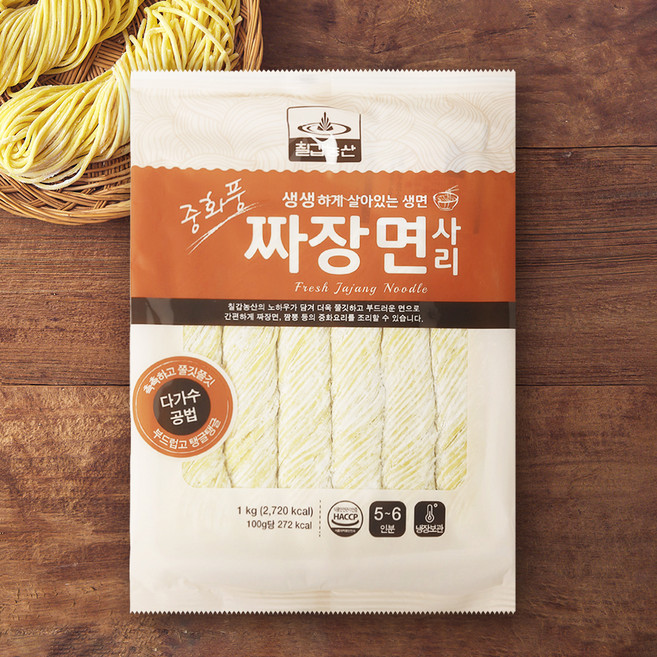 칠갑농산 짜장면사리, 1kg, 1개