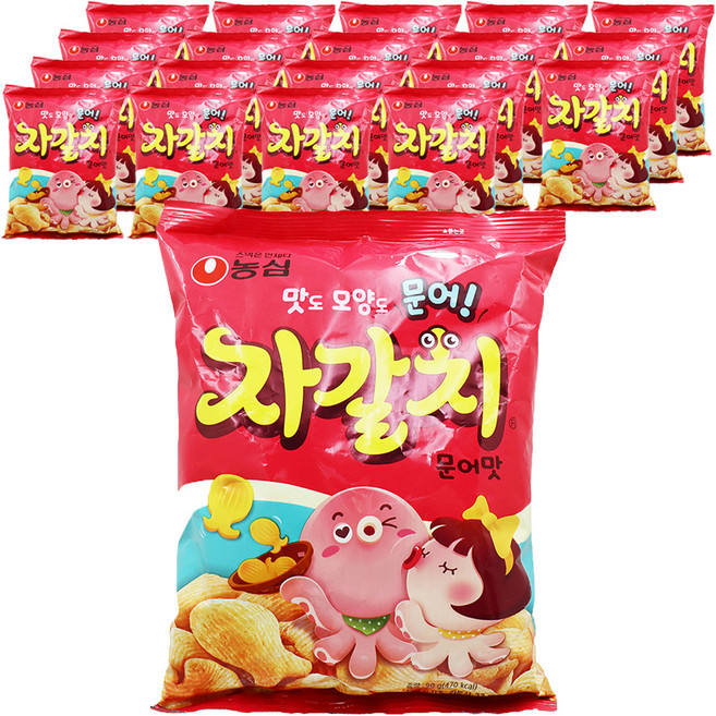 농심 자갈치, 90g, 20개