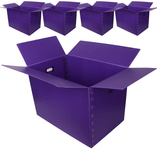 코멧 두꺼운 이사박스 3T 3호~7호 5개입, 보라, 5개