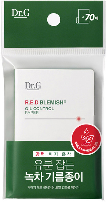 닥터지 레드 블레미쉬 오일 컨트롤 페이퍼, 70매입, 1개