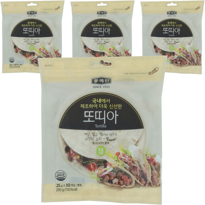 Poongkukmyeon 墨西哥薄餅 15cm, 25g, 40個
