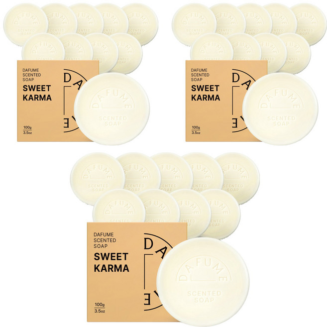 다퓸 바이 코코도르 시그니처 센티드 비누 스윗카마, 100g, 30개입