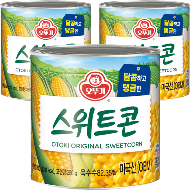 오뚜기 스위트콘, 340g, 3개