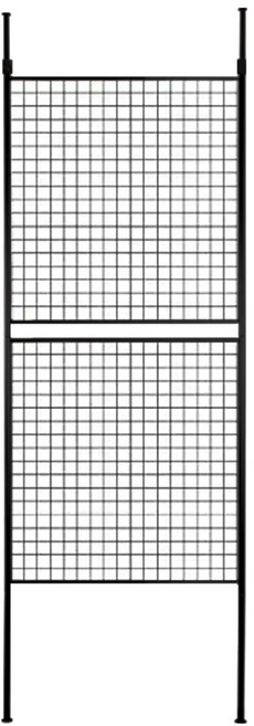 AMOS 亞摩斯 頂天立地網片置物架 TAW017BK 90 x 90cm, 黑色, 1個