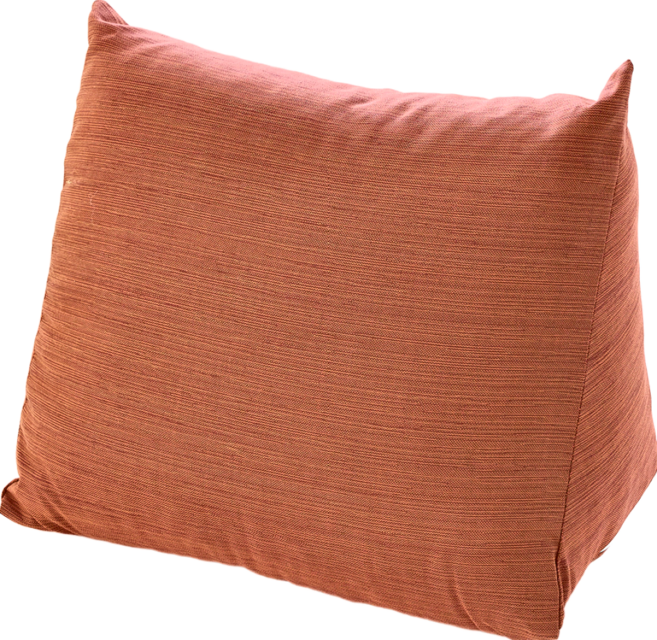 JINDACHI 金大器 素面三角靠墊枕, 焦糖橘, 1個