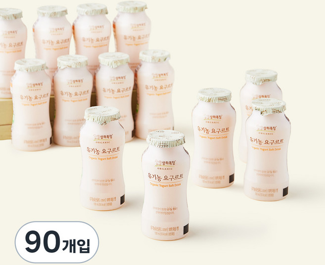상하목장 마시는 유기농 요구르트, 100ml, 15개입, 6개