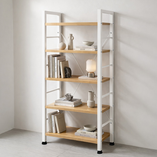 코멧 5단 책장, 화이트