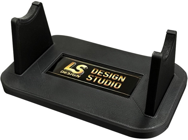 LS DESIGN 強力磁吸 架竿器 置竿架 釣蝦配件 釣竿架 撐竿器, 黑色
