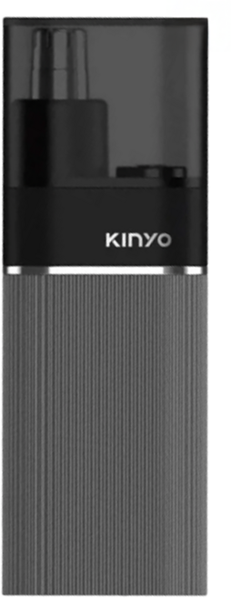 Kinyo 精巧俐落電動鼻毛刀 34 x 13 x 88mm 48g, CL-617, 黑色