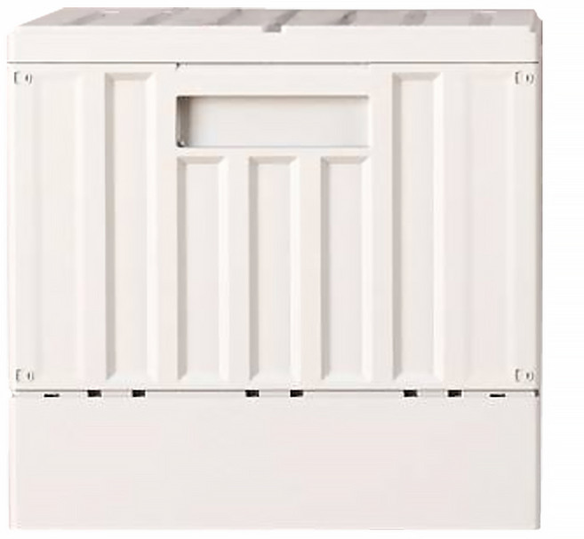 SHUTER 樹德 livinbox 小貨櫃收納椅, 白, 1個
