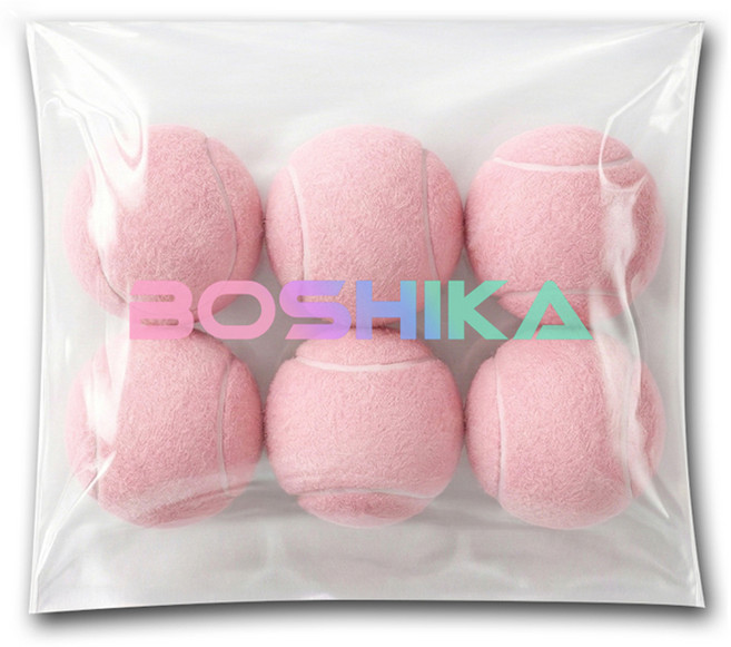BOSHIKA 搏仕卡 總公司正品 高級網球, 6個, 粉紅色