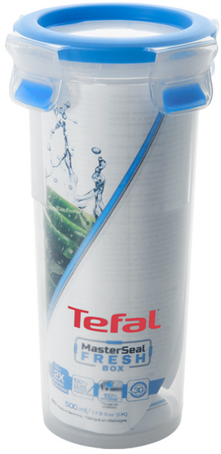 Tefal 特福 MasterSeal PP保鮮盒 圓型 K3022912, 水杯 + 蓋子, 1個