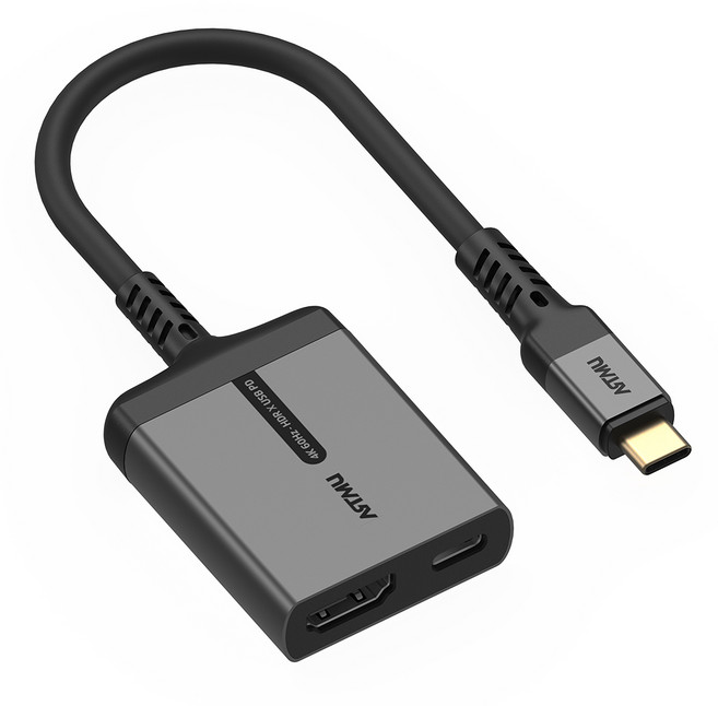 아트뮤 C타입 to HDMI PD충전 HDR 어댑터 케이블, 1개