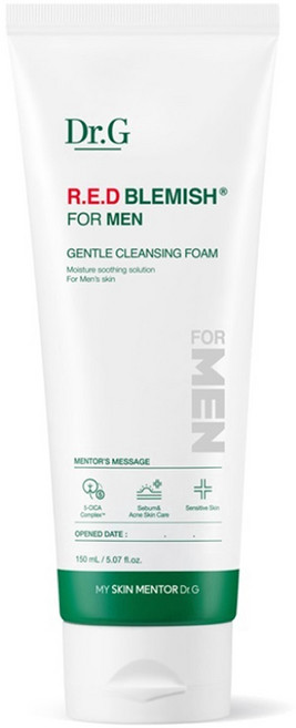 닥터지 레드 블레미쉬 포 맨 젠틀 클렌징 폼, 150ml, 1개