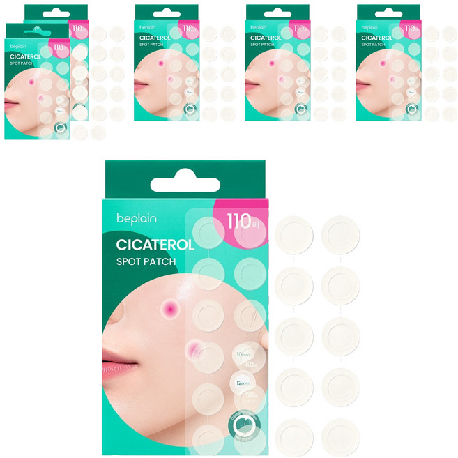 비플레인 시카테롤 스팟패치, 6개, 110개입