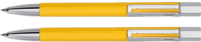 monAmi 153 Neo原子筆 0.7mm, 金絲雀黃, 2個