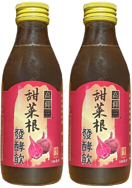 高仰三 甜菜根發酵飲, 180ml, 2瓶