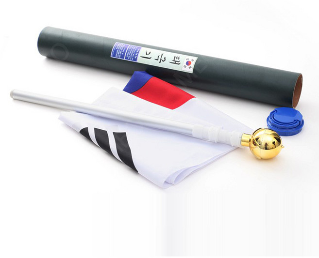 메오 고급형 태극기 국기함 세트, 혼합색상, 1세트