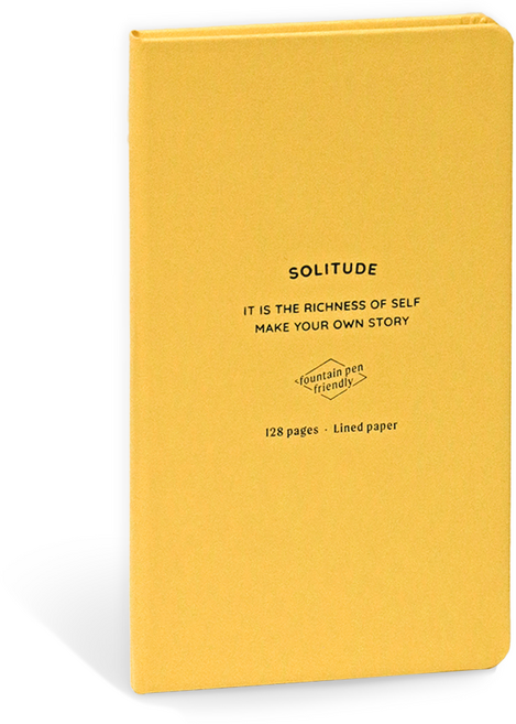 아이코닉 솔리튜드 라인 만년 핸디노트, 02 BANANA, 1개