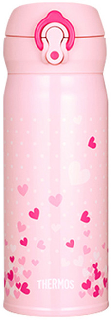 써모스 미디엄 텀블러 JNL-403K, 핑크하트, 400ml, 1개