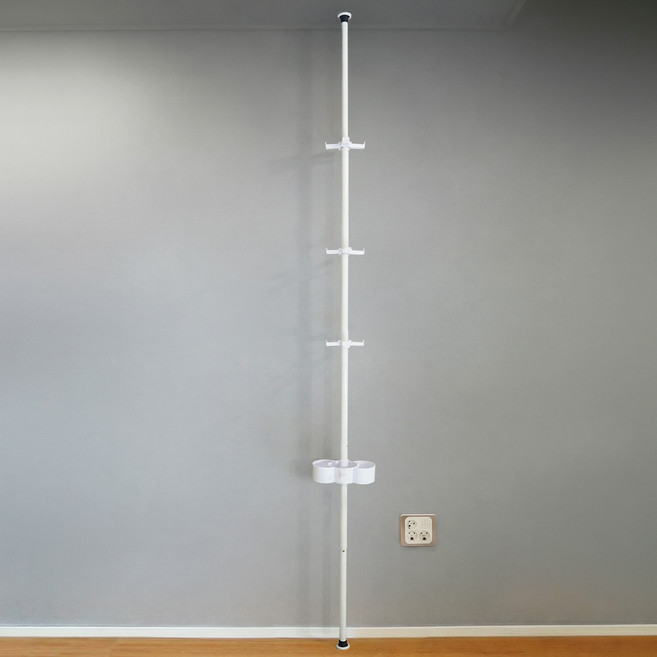 감성다는남자 모자 걸이 폴행거, 화이트