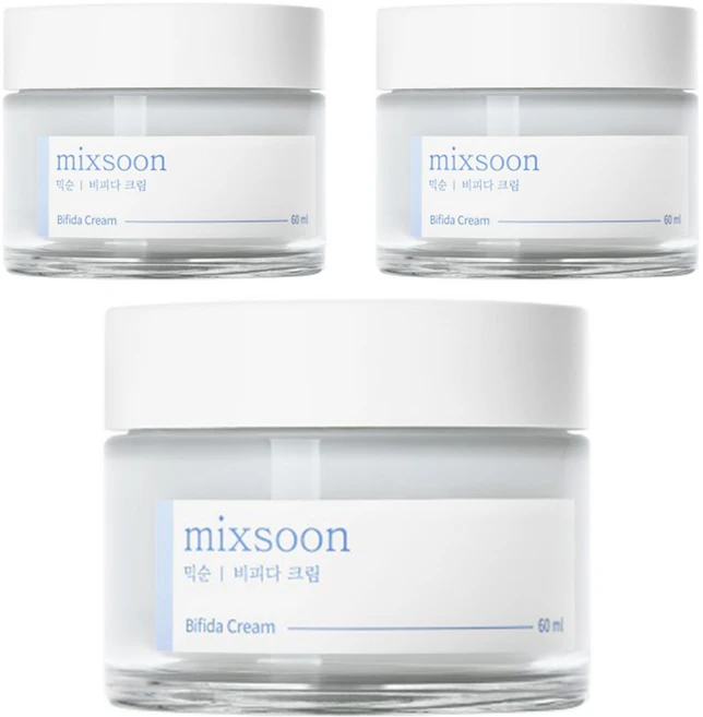 믹순 비피다 수분크림, 60ml, 3개 - 쿠팡