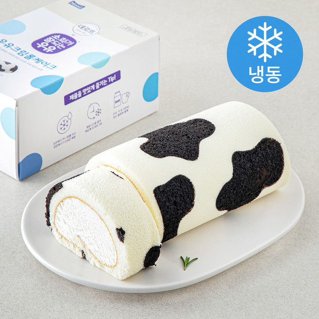 소화가잘되는우유 우유크림 롤케이크 (냉동), 360g, 1개
