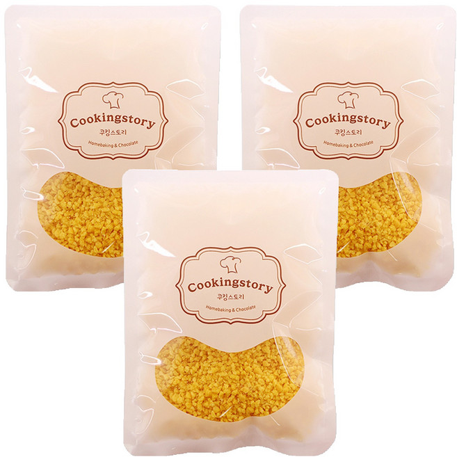 쿠킹스토리 망고 쿠키 크런치, 100g, 3개